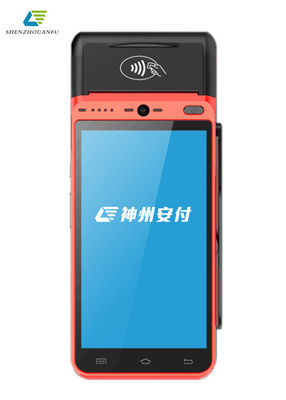 5,5 polegadas - apoio terminal 4G Wifi da posição de Android Smart da impressora alta da velocidade