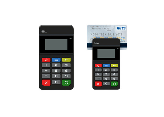 Visto sem fio MasterCard do pinpad que swipping o terminal da posição com bluetooth